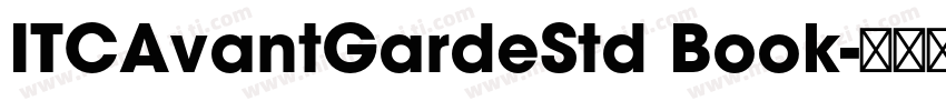 ITCAvantGardeStd Book字体转换
